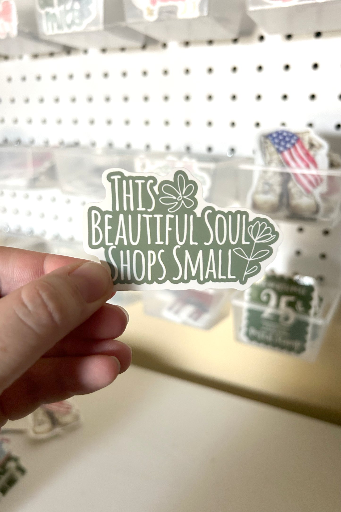 This Beautiful Soul Shops Small Sticker