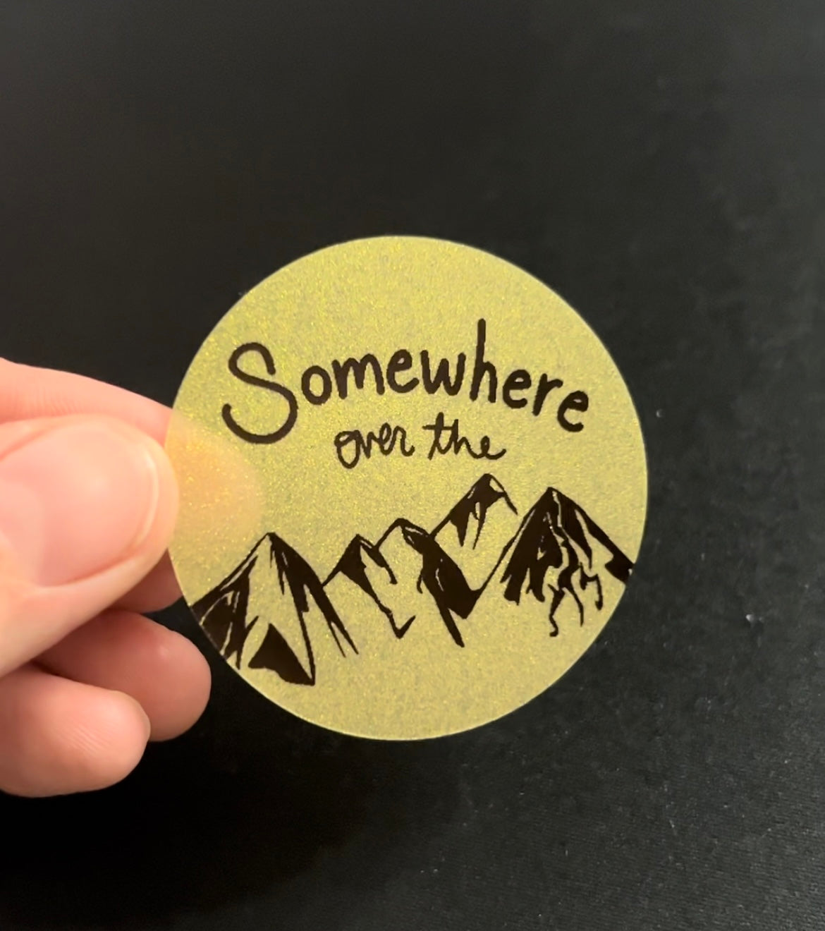 2" Somewhere Over the Mountains Stickers (4 colors)