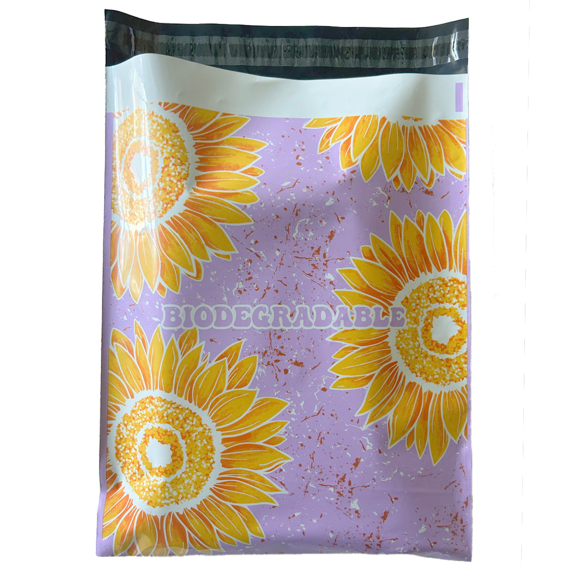 10x13 Sunflower Biodegradable Poly Mailers