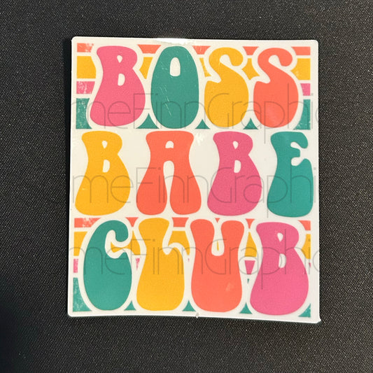 Boss Babe Club Sticker