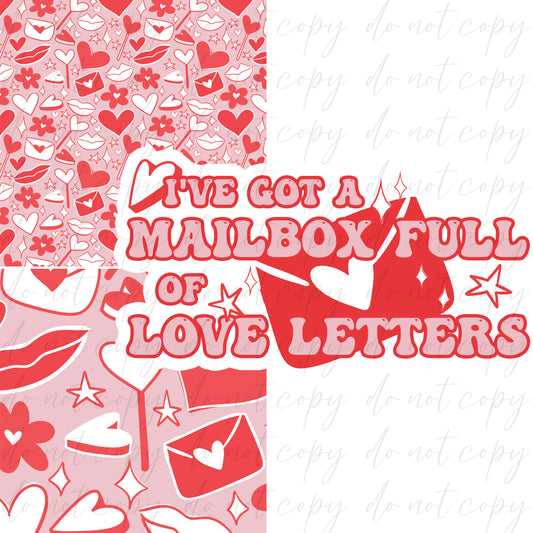 Love in the Mail Seamless and Graphic