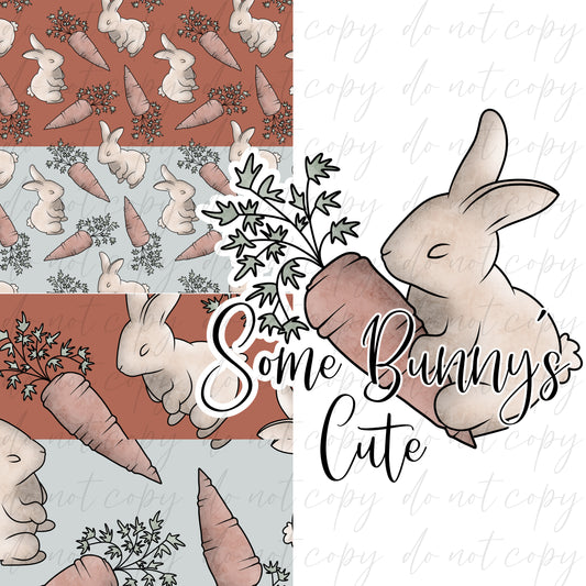 Bunnies Seamless and Graphics