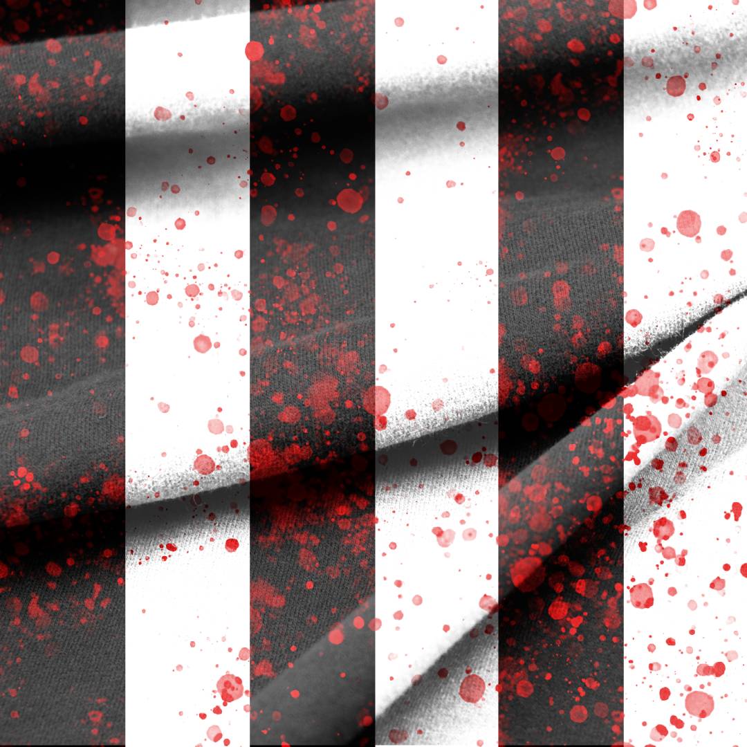 Halloween Movie Inspired Stripes Seamless Design