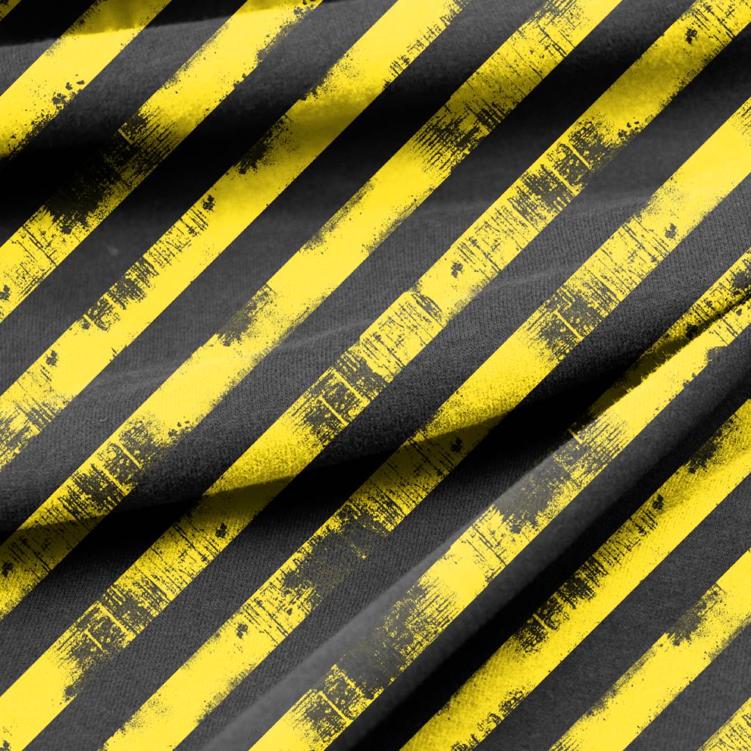 Yellow and Black Stripes Seamless Design