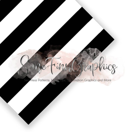Black and White Stripes Seamless Design