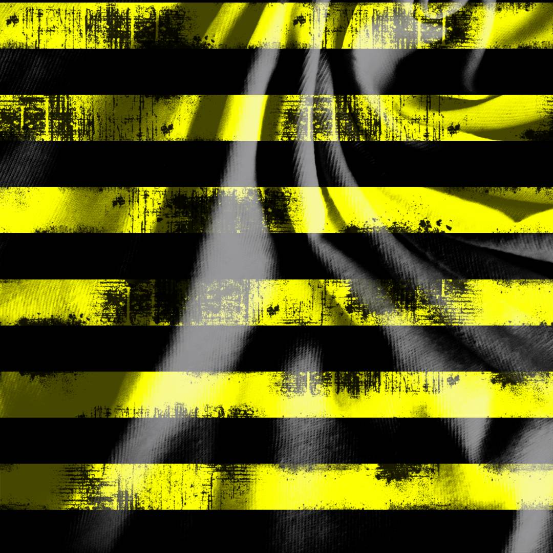 Yellow and Black Stripes Seamless Design