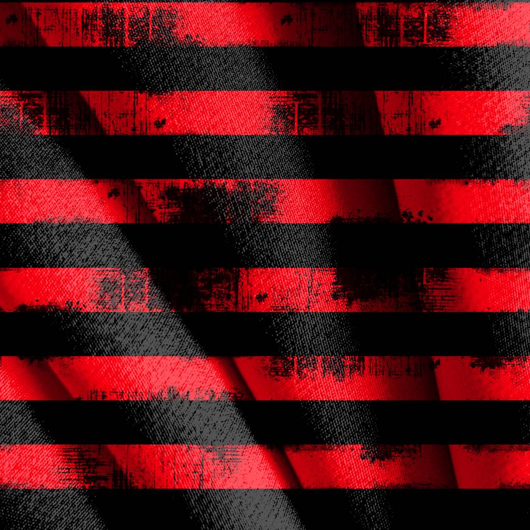 Red and Black Stripes Seamless Design