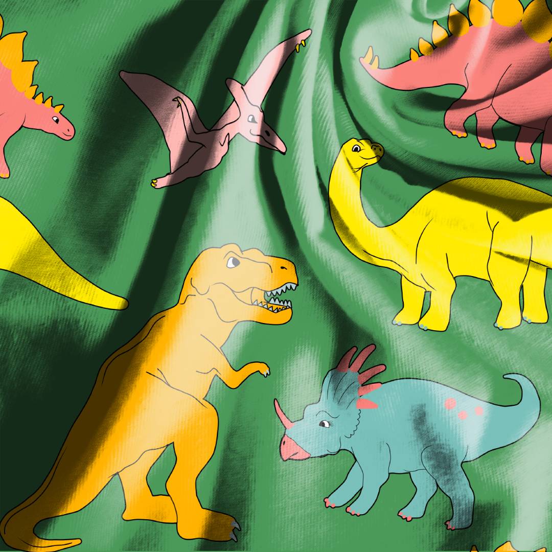 Dinosaur Colorful Seamless Design