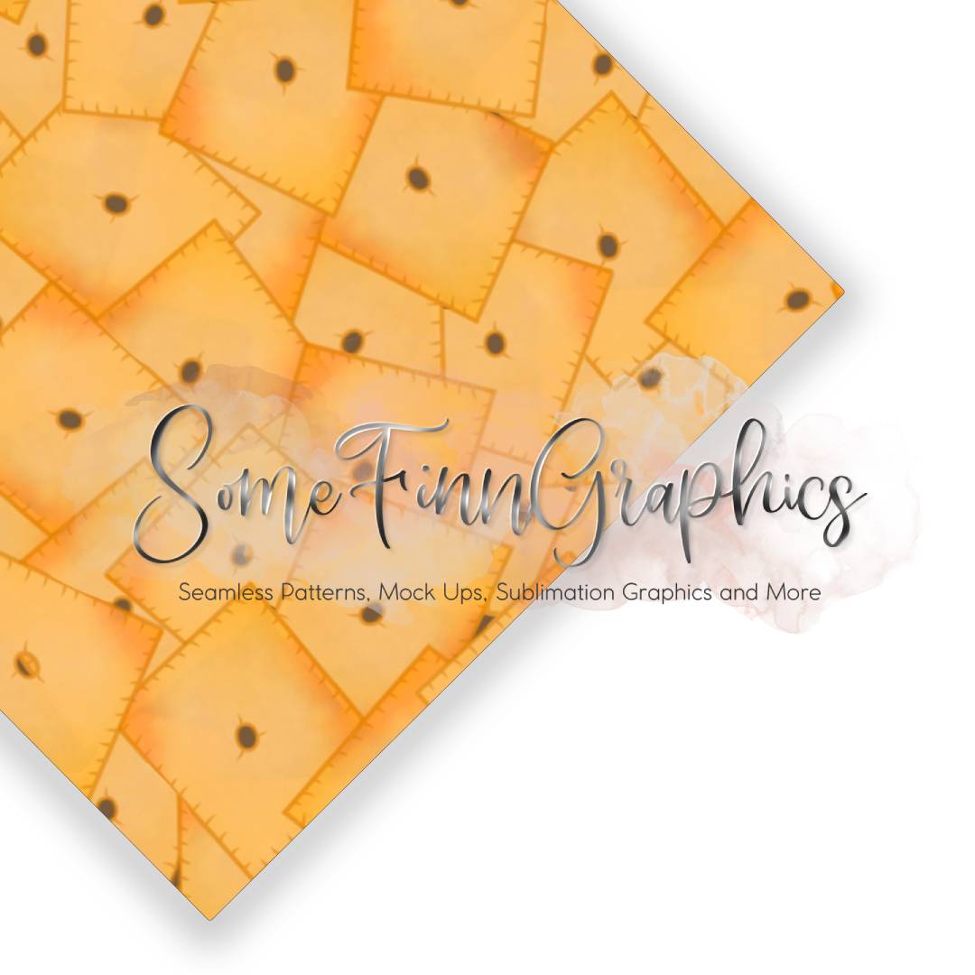 Cheese Crackers Seamless Design