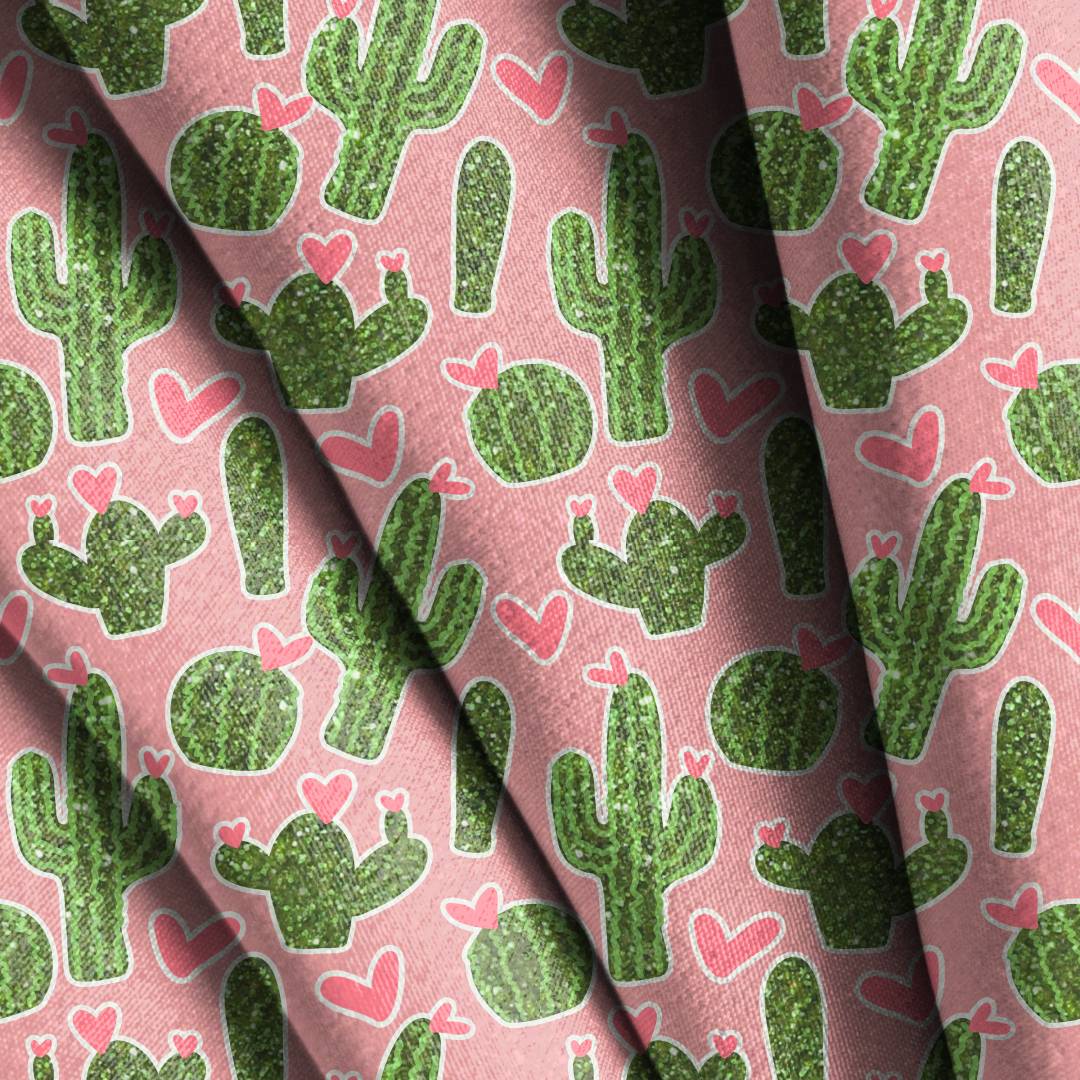 Cacti Floral Seamless Design