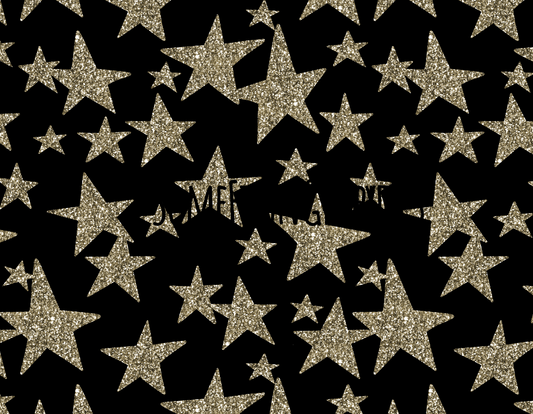 Glittery Stars Design