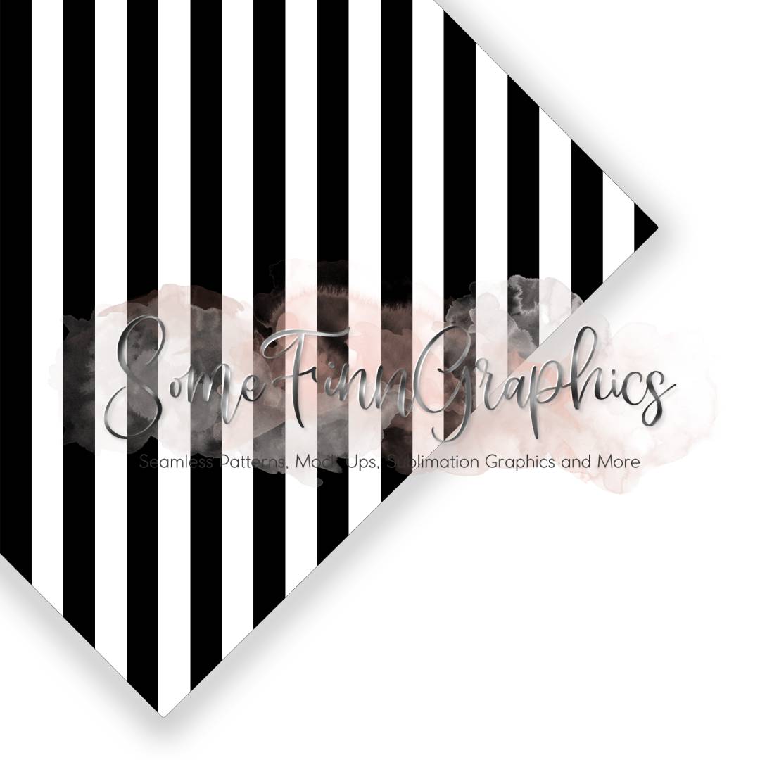 Black and White Stripes Seamless Design