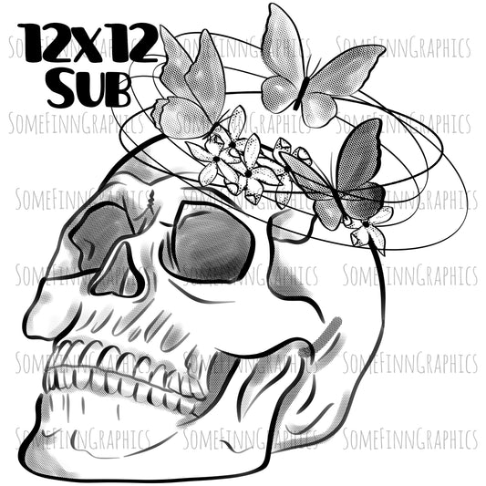 Skull Sub Clip Art