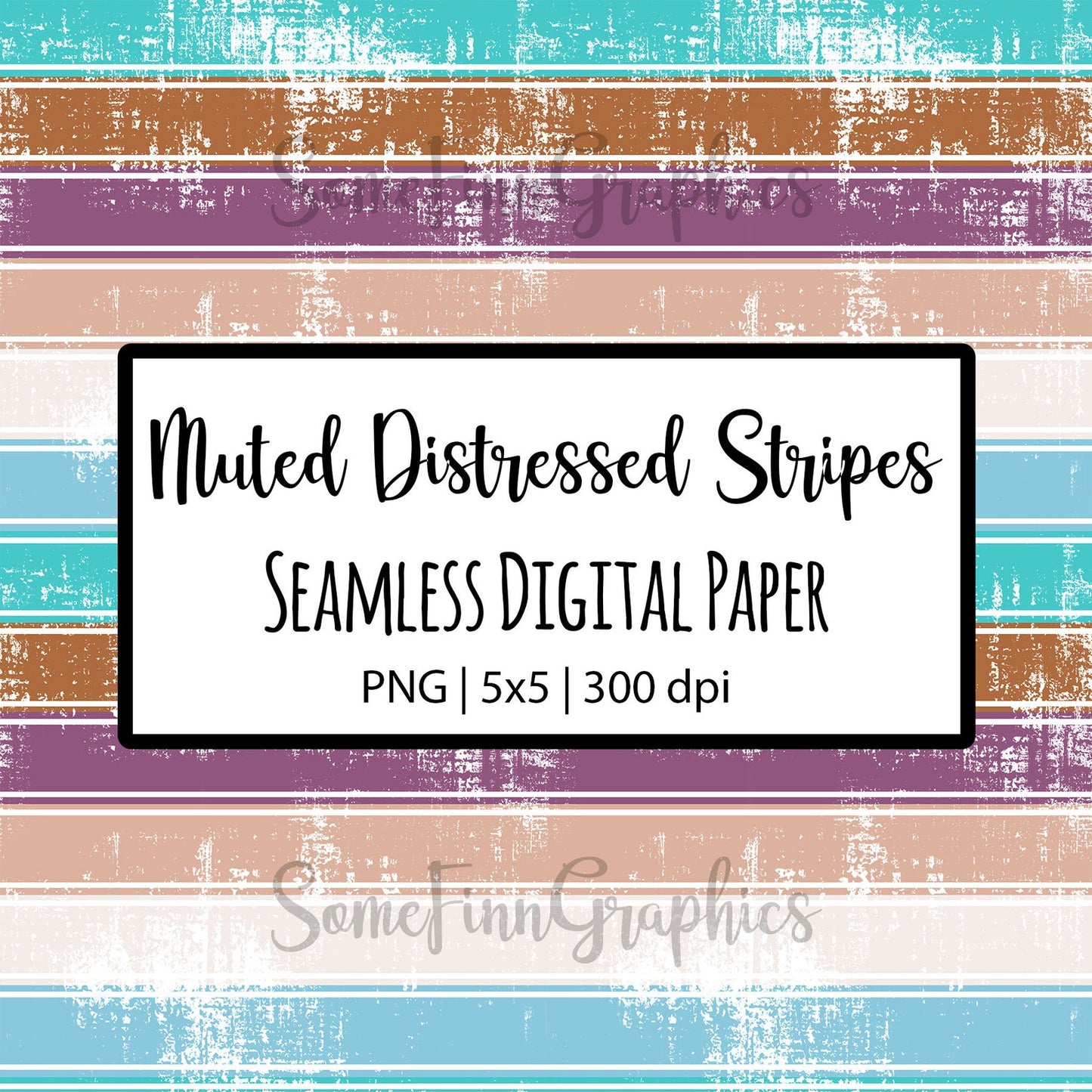 Distressed Stripe Seamless Digital Paper