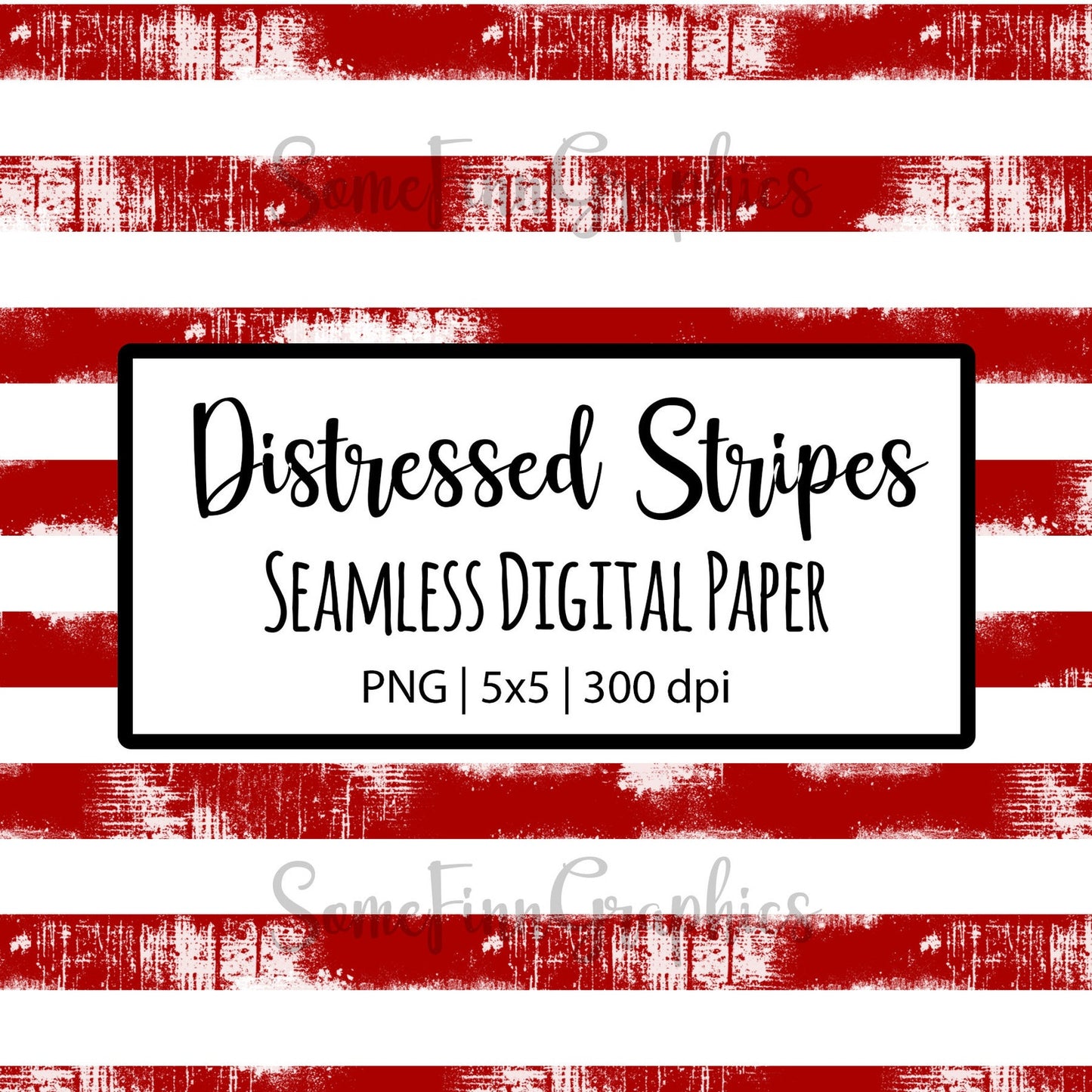 Distressed Stripe Seamless Digital Paper