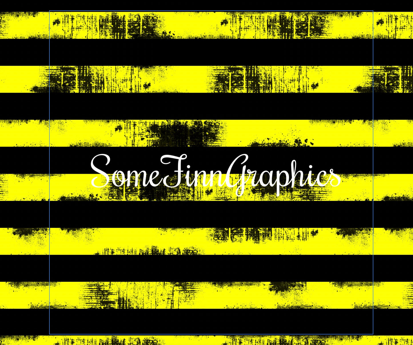 Distressed Yellow Black Stripes