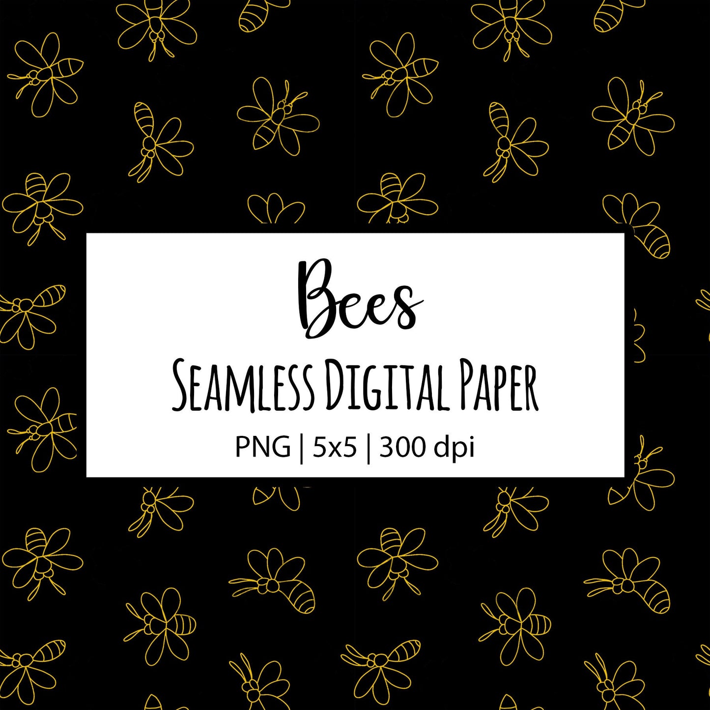 Bees Seamless Design