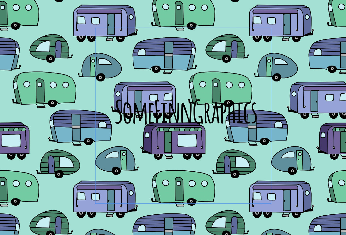 Camper Seamless Design