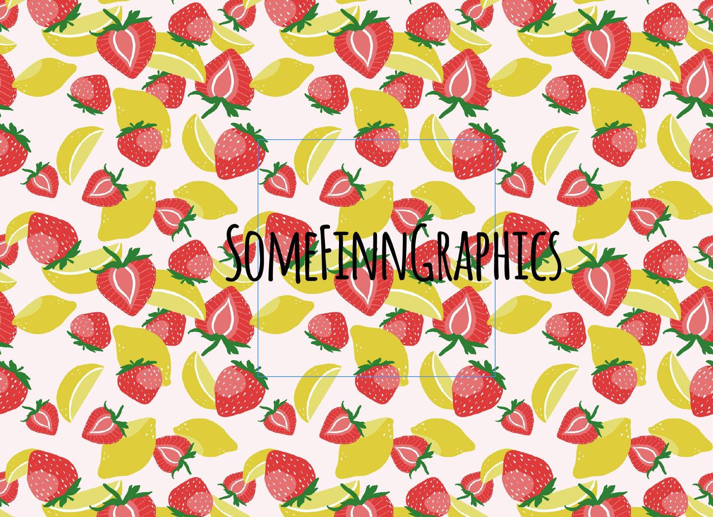 Strawberries and Lemons Seamless