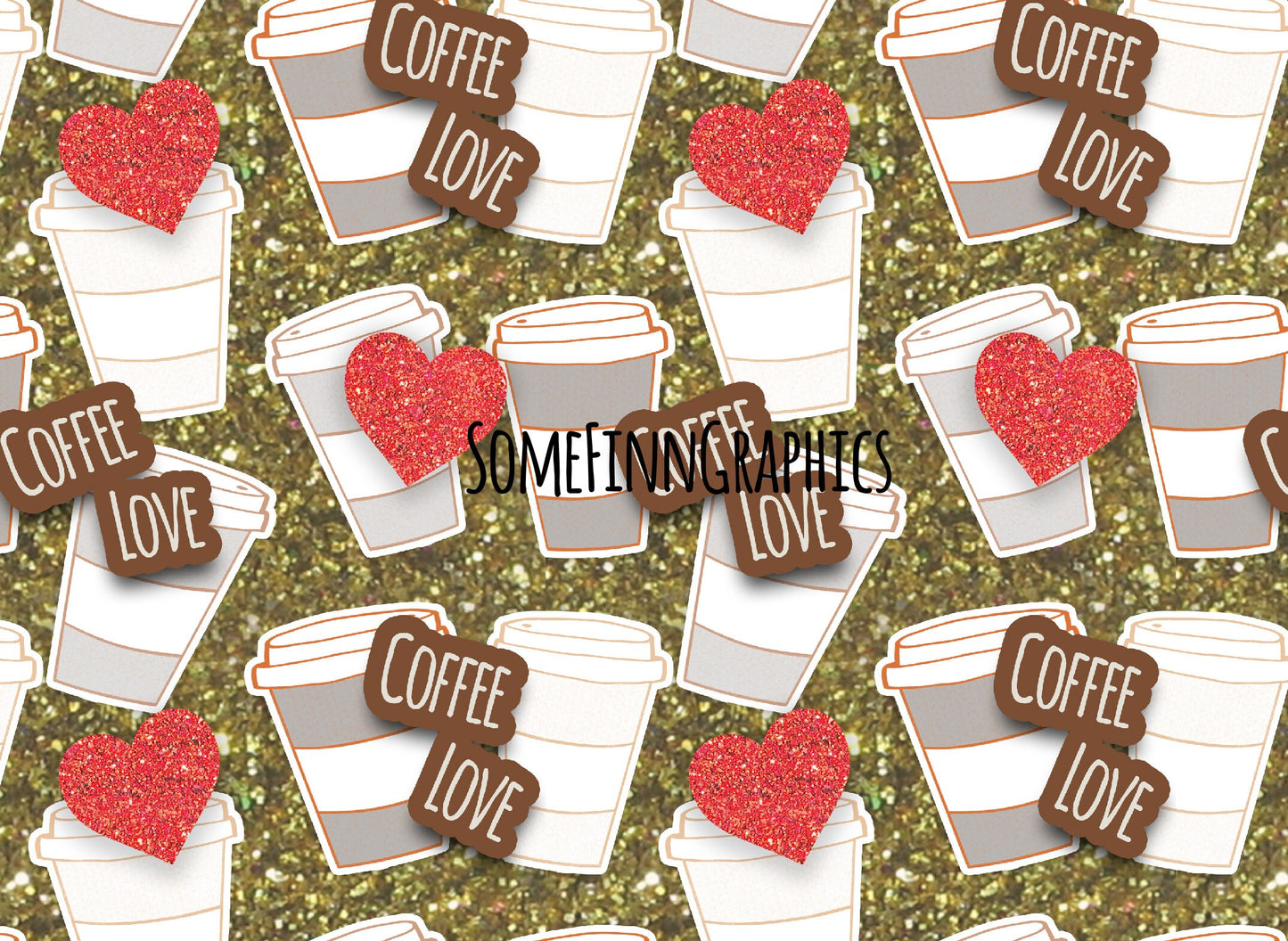 Coffee Love Seamless Design