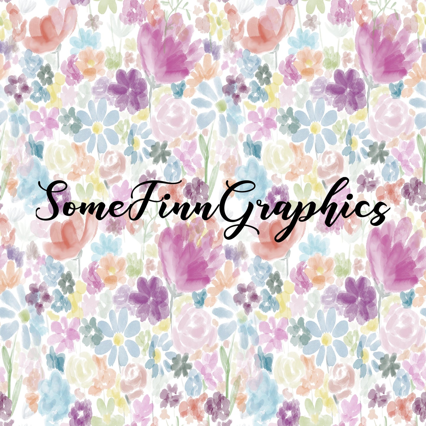 Watercolor Floral Seamless