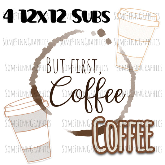 Coffee Sublimation Graphics Bundle