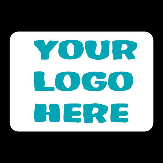 2.25" x 1.25" Custom Logo Stickers for Poly Mailers